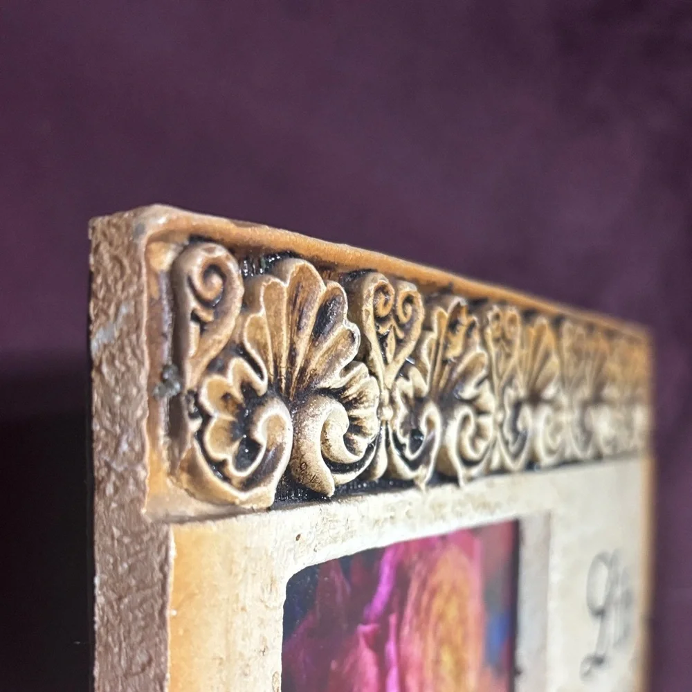 Vintage Inspirational Quote Photo Frame 